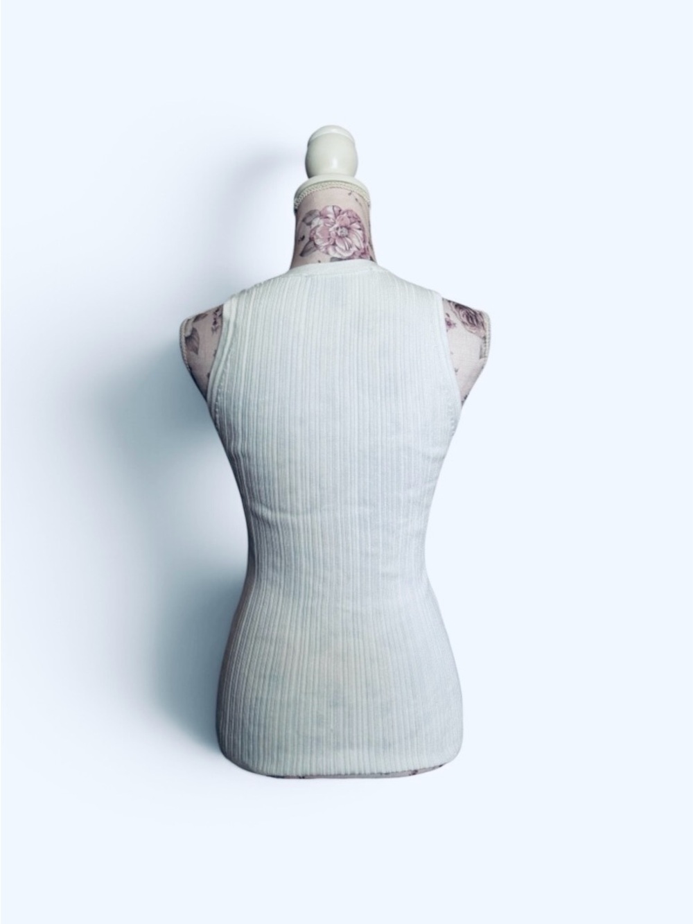 Whbm white Sleeveless Ribbed Tank - Picture 3 of 4